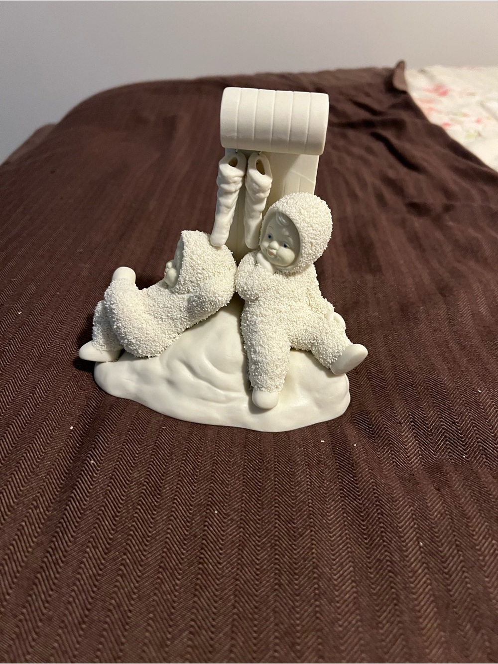 Dept 56 Snowbabies “How Many Days ‘Til Christmas” Figurine, Vintage